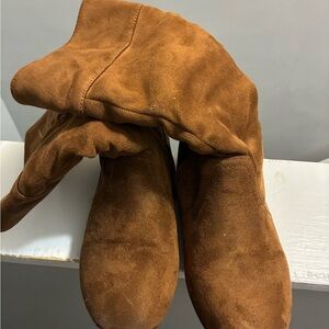 Brown Suede Boots